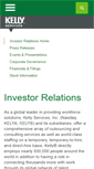 Mobile Screenshot of ir.kellyservices.com