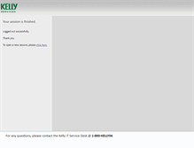 Tablet Screenshot of kelly.kellyservices.com